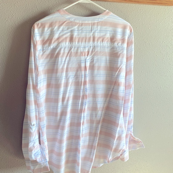 New York & Company SoHo Jeans Striped Blouse - Picture 4 of 6